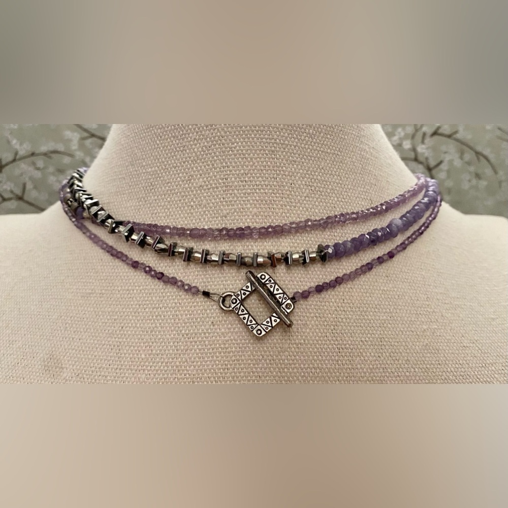 Sundance Catalog Amethyst Necklace - Picture 5 of 5